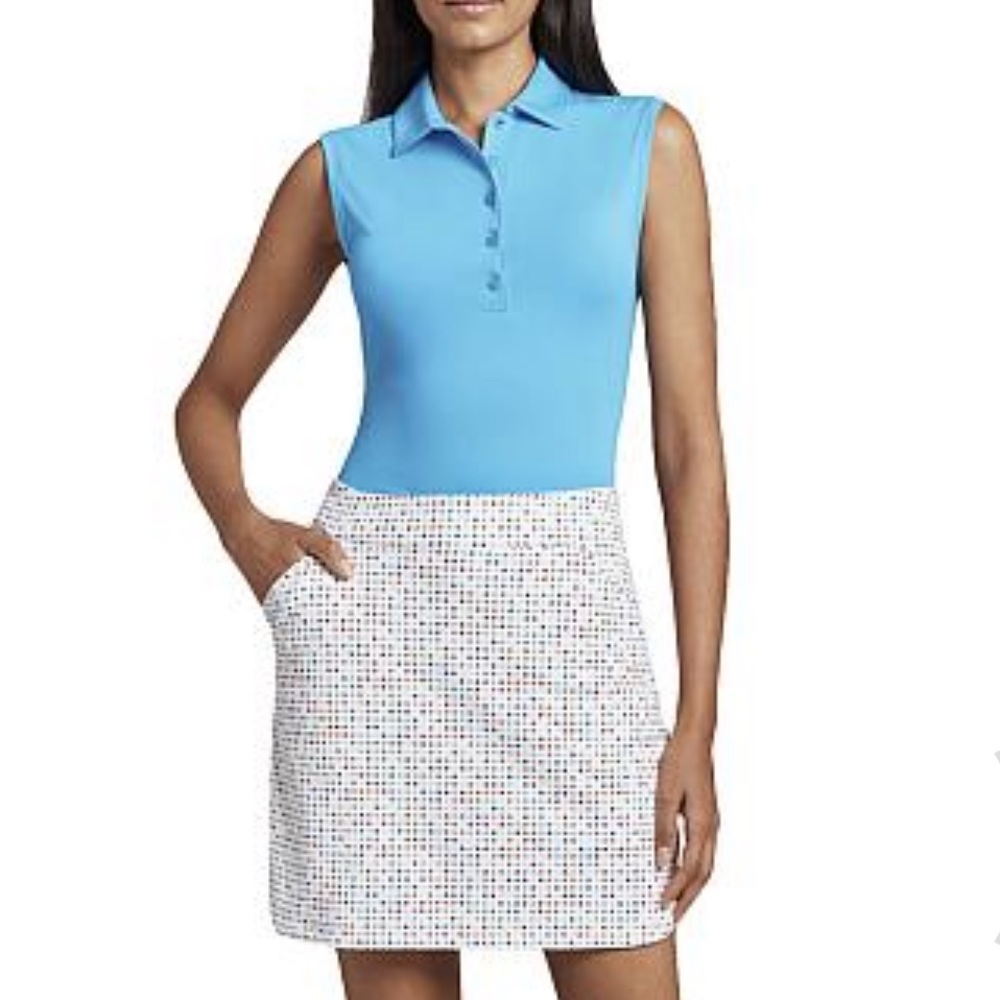 NWT Peter Millar Women's Performance Alice Petal Hem Golf Skort